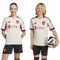 adidas Liverpool Away Shirt 2025 2026 Juniors