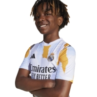 adidas Real Madrid Pre Match Shirt 2024 2025 Juniors