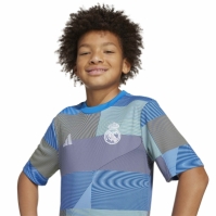 adidas Real Madrid Pre Match Shirt 2025 2026 Juniors