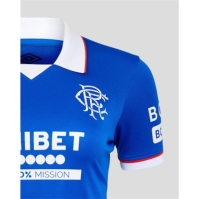Umbro Rangers Home Football Shirt 2025 2026 Womens