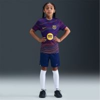 Nike Barcelona Home Pre Match Shirt 2025 2026 Juniors