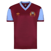 Score Draw Burnley Retro Home Shirt 1990 Adults