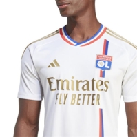 adidas Olympique Lyon Home Shirt 2023 2024 Adults