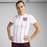 Puma Manchester City Pre Match Short Sleeve Shirt 2024 2025 Womens