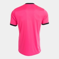 Referee Short Sleeve T-shirt Fluor Pink Black