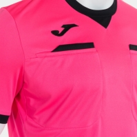 Referee Short Sleeve T-shirt Fluor Pink Black