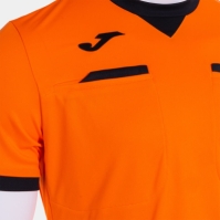 Referee Short Sleeve T-shirt Orange Black