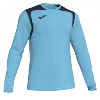 T-shirt Champion V Turquoise-dark Navy L/s