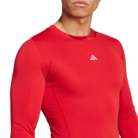 Men's T-shirt adidas Techfit Long Sleeve Tee red JP2926