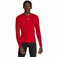 Koszulka m?ska adidas Techfit Aeroready Long Sleeve Tee czerwona HP0639