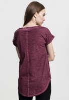 Tricouri Long Back Shaped Spray Dye pentru Femei Urban Classics