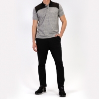 Polo Shirt Winner Ii Cotton Anthracite-black  S/s