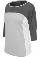 Tricouri 3-tone 3/4 Sleeve pentru Femei Urban Classics