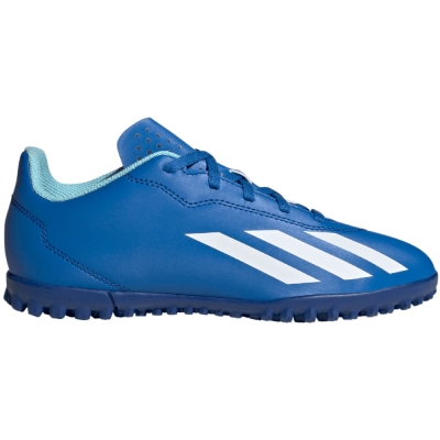 adidas X Crazyfast.4 TF children's football shoes blue IE4067