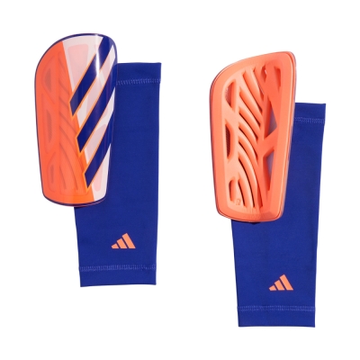 adidas Tiro League blue-orange soccer shin guards JD6026