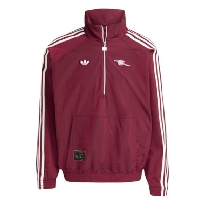 adidas Arsenal Icons Half Zip Tracksuit Top Mens