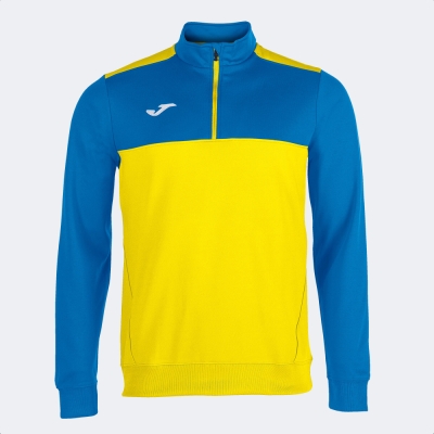 Winner Sweatshirt Yellow-royal Blue