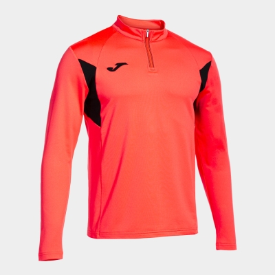 Winner Iii Sweatshirt Fluor Coral Black