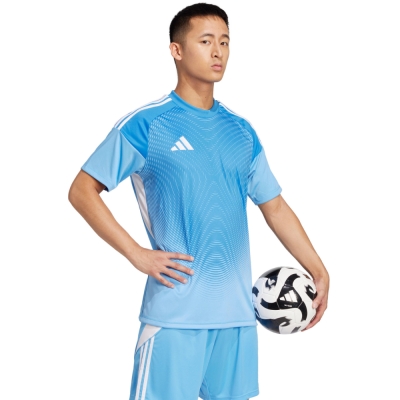 Men's goalkeeper jersey adidas Tiro 25 Competition Jersey Short Sleeve blue JI9715