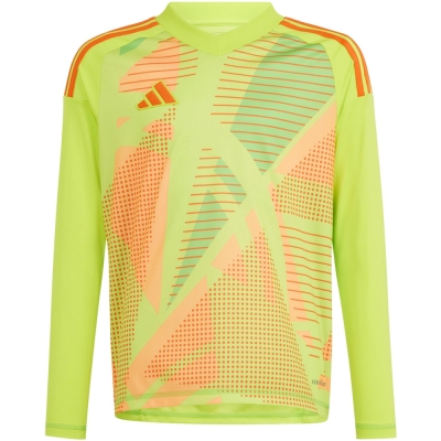adidas Tiro 24 Competition Long Sleeve Goalkeeper Children's Goalkeeper Shirt Lime IU0294