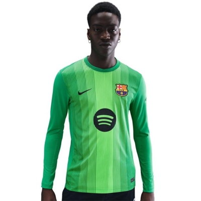 Nike Barcelona Long Sleeve Goalkeeper Shirt 2025 2026 Mens
