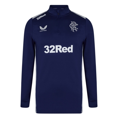 Castore Rangers quarter Zip Top 2023 2024 Adults