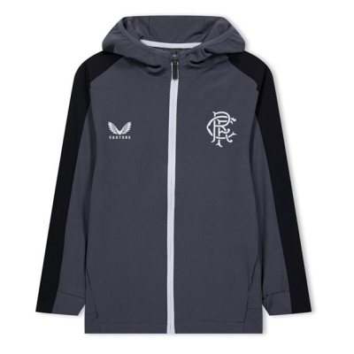 Castore Rangers Travel Hooded Jacket Juniors