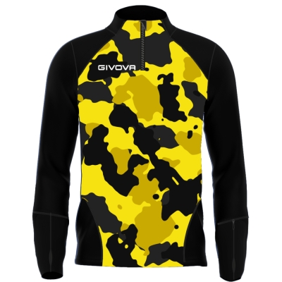 MAGLIA TECNICA HALF ZIP ARMY