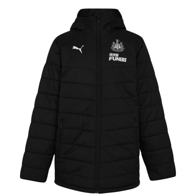 Puma nufc deals bench jacket mens