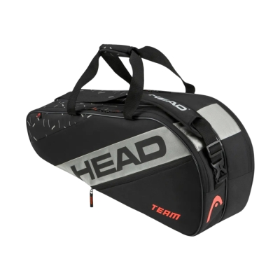 Head Team Racquet Bag M Tennis Bag Black-Gray 262224