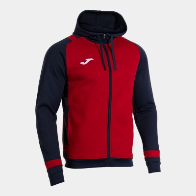 Lider Zip-up Hoodie Red Dark Navy