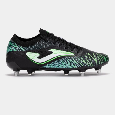Striker Top 2501 Black Green Soft Ground