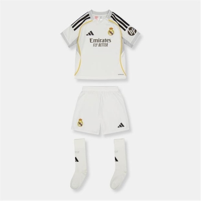adidas Real Madrid Home Minikit 2025 2026 Infants