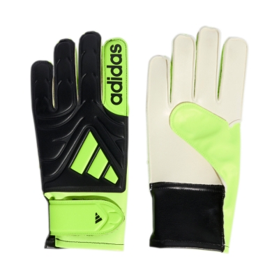adidas Copa goalkeeper gloves for children Club black-lime JN5341