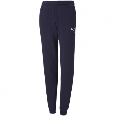 Spodnie dla dzieci Puma spodnie teamGOAL 23 Casuals Pants Jr granatowe 656713 06