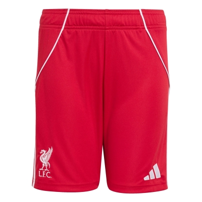 adidas Liverpool Home Shorts 2025 2026 Juniors
