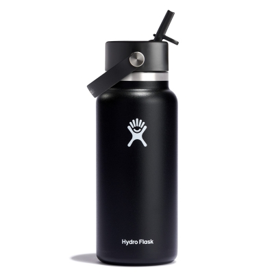 Hydro Flask Flask Wide Mouth Water Bottle 946 ml (32 oz) with Flex Straw Cap