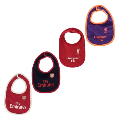 Team Football 2pk Bibs Babies