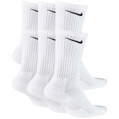 Nike Everyday Cush Crew socks 6 pairs white SX7666 100
