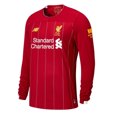 New Balance Liverpool Long Sleeve Home Shirt 2019 2020