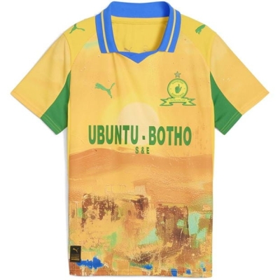 Puma Mamelodi Sundowns Club World Cup Home Shirt 2025 2026 Juniors