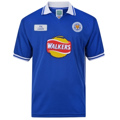 Score Draw Leicester City Home Shirt 2000 Adults