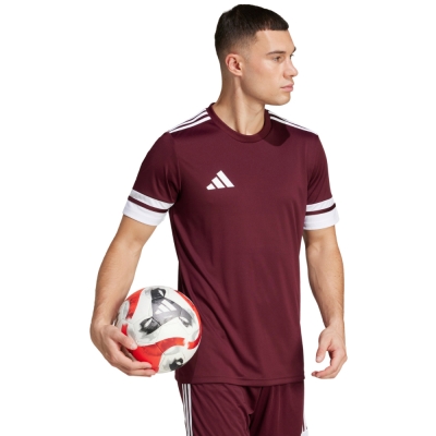 adidas Squadra 25 burgundy men's T-shirt JC8675