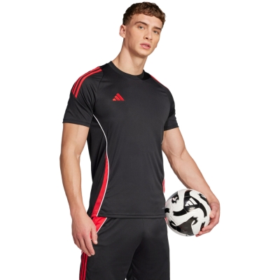 Men's T-shirt adidas Tiro 24 Jersey black-red JP2494