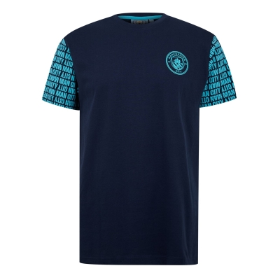 Source Lab Manchester City Graphic T-Shirt Mens