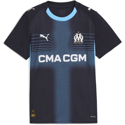 Puma Olympique Marseille Away Shirt 2025 2026 Juniors