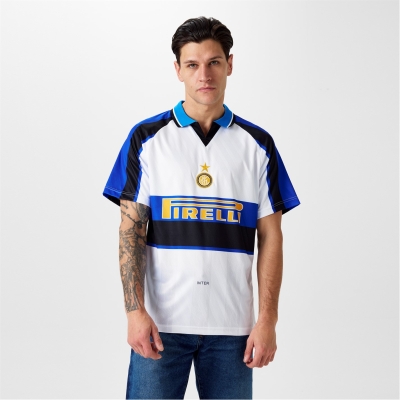 Score Draw Internazionale Retro Away Shirt 1996 1997 Adults