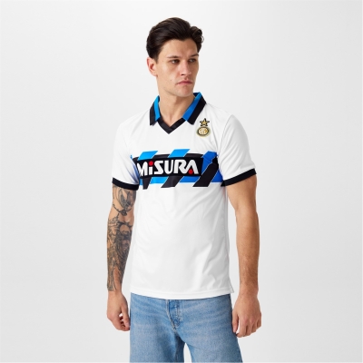 Score Draw Internazionale Away Shirt 1990/1991 Mens
