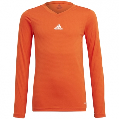 Koszulka dla dzieci adidas Team Base Tee pomara?czowa GN7511
