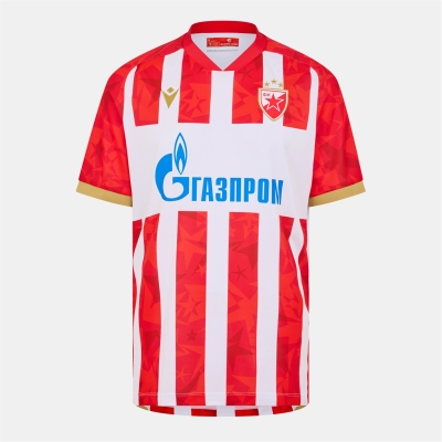 Macron Red Star Belgrade Home Shirt 2025 2026 Adults